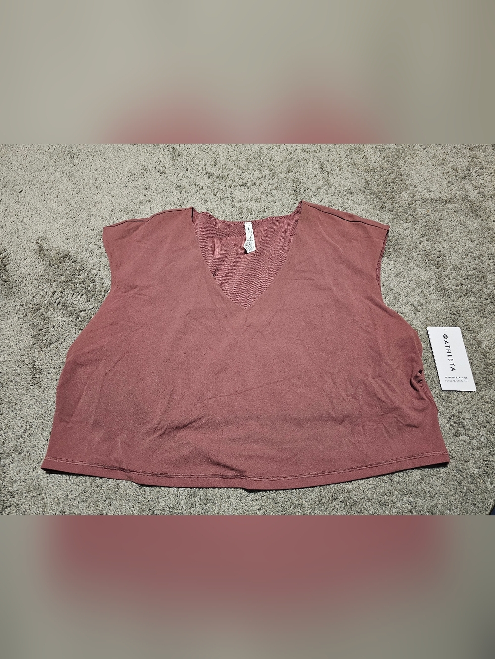 Athleta Vita Free Cropped Tee Size 3X
